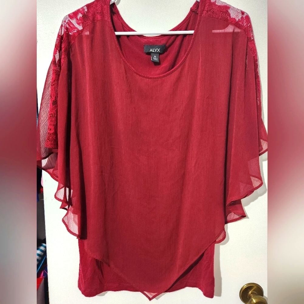 Maroon blouse